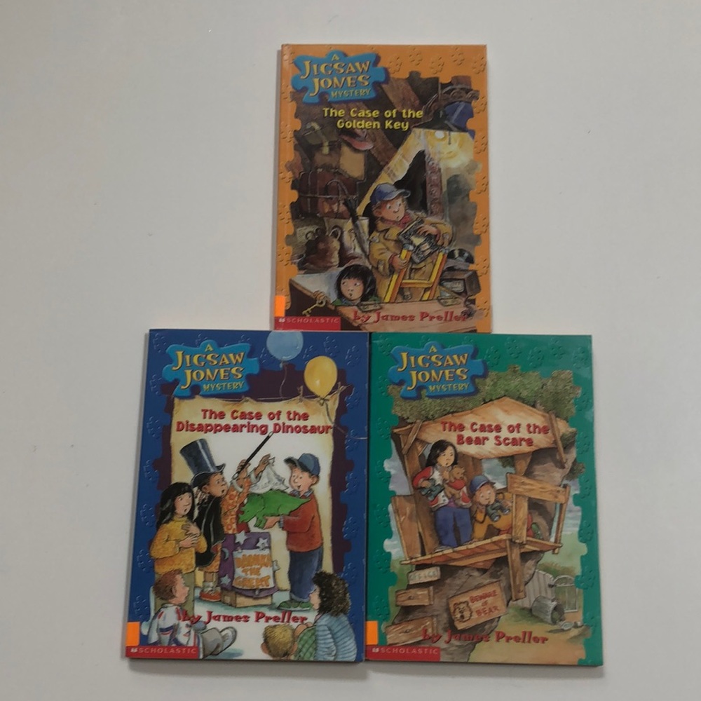 SET of 3 Jigsaw Jones Mystery books